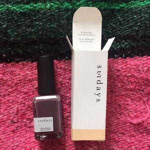 Sundays purple nail polish